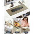 thumbnail image 4 of Miroddi Desk Pad Protector, Office PU Leather Mouse Mat, 31.5 x 15.7, Waterproof & Non-Slip Base Large Mouse Pad for Home, Light Taupe, 4 of 6