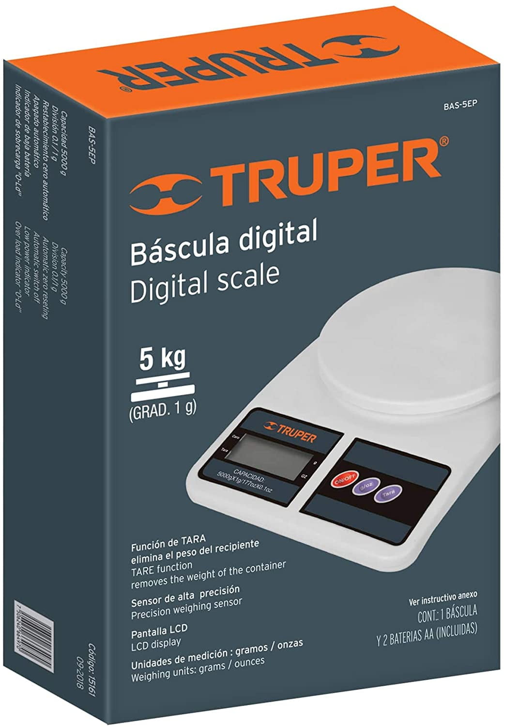 Marca Truper Bascula Gramera Truper Bascula Digital Truper 200 Kg