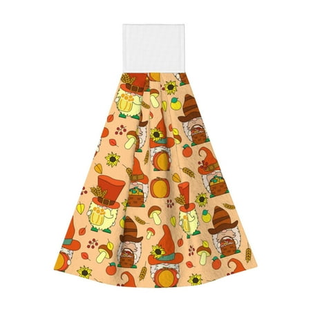 

Coaee Autumn Gnomes for Fast Absorbent Hanging Towels with Velcro for Kitchen Bathroom Laundryroom