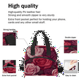 thumbnail image 4 of Herdesigns Floral Lunch Bag for Women Men Adult, Rose Large Insulated Reusable Lunch Box Leakproof Portable Cooler Tote Bags for Work Picnic Beach, 4 of 5