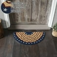 thumbnail image 4 of VHC Brands Bunting Flag Coir Rug Half Circle 16.5x33, 4 of 5