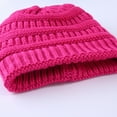 thumbnail image 5 of Women Men's Knitted Beanie Hat Skull Baggy Chunky Messy Ski Winter Cap, 5 of 5