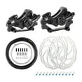 thumbnail image 3 of DYNWAVECA Frein à Disque de Vélo Frein à Disque Mécanique avec Pièces de Rotor Composant de Câble de Frein Système de Frein à Disque pour Sports Extérieurs F R 160 Trou Rond, 3 of 10