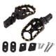 thumbnail image 2 of Aramox Estribos Moto Estribos Delanteros Moto Pedales Reposapiés con Dientes Antideslizantes Aluminio CNC Ajustable para R18 2020-2022 ANGGREK  Otros, 2 of 8