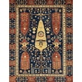 thumbnail image 1 of Ahgly Company Indoor Rectangle Abstract Orange Brown Abstract Area Rugs, 8' x 12', 1 of 6