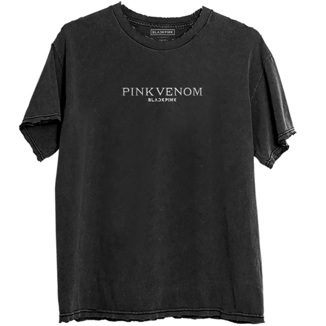 BlackPink Adult Pink Venom Back Print Cotton T-Shirt