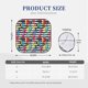 thumbnail image 3 of Fotbe Trendy Colorful Pineapples 1 Juego de 2 Piezas de Parasoles para Parabrisas | Bloqueador Solar para Auto | Accesorios Plegables para Protección Solar Interior-Large, 3 of 6