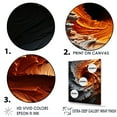 thumbnail image 3 of Designart "Inflection Spiral With An Infernal Touch II" Abstract Spirals Canvas Prints, 3 of 7