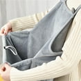 thumbnail image 6 of 100Fens Pet Cat Sling Carrier Dog Carrying Bag Small Pet Sling Carrier with Pocket Chest Shoulder Back Indoor for Kittens Puppies Light Grey Not Touching Hair, 6 of 9