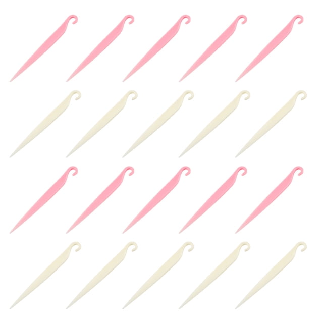 EeaseMX 20 piezas de cortadores desmoldantes para pasteles, herramientas de plástico para hornear, raspadores para pasteles