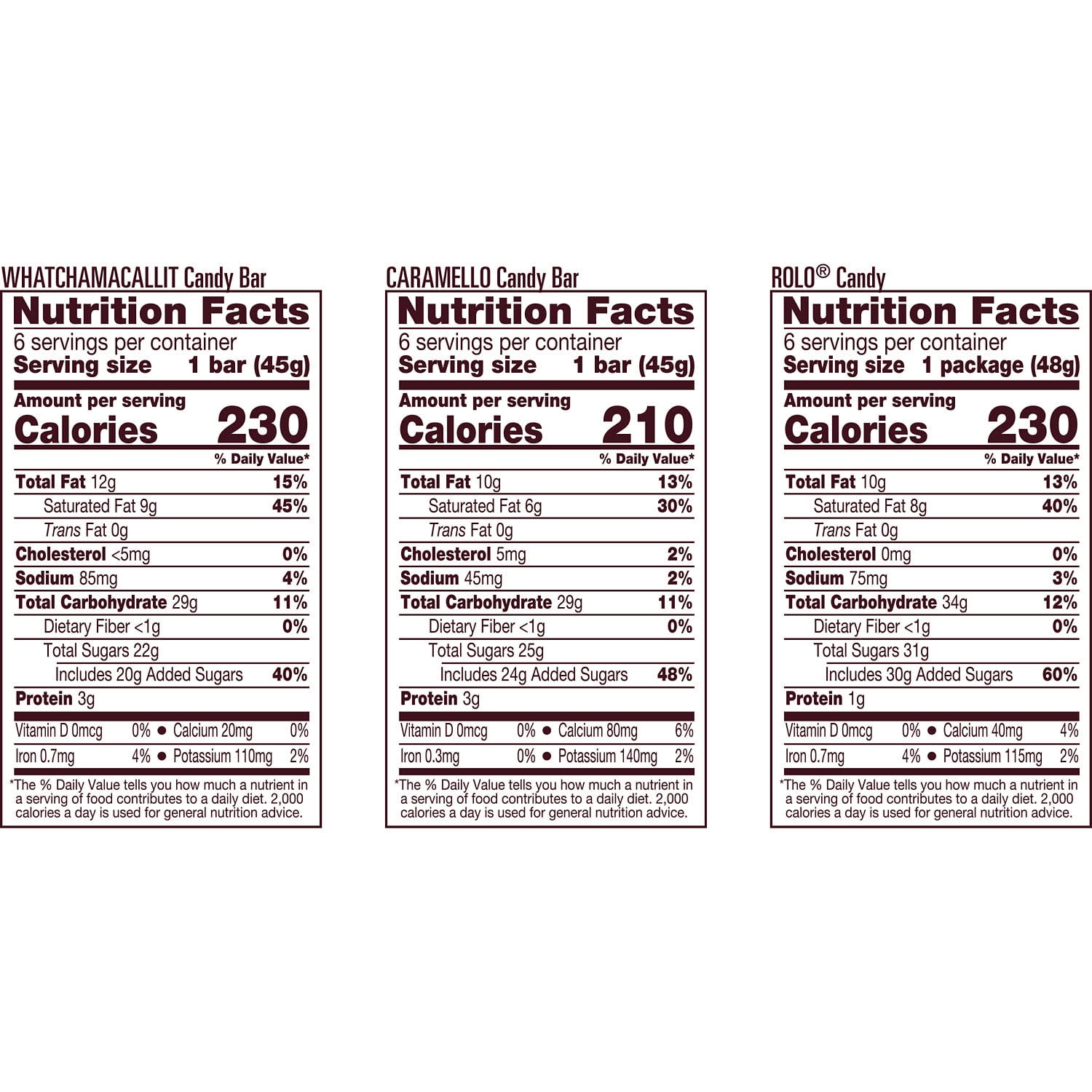 Hershey Assorted Caramel Candy, Box 29.4 oz, 18 Pieces