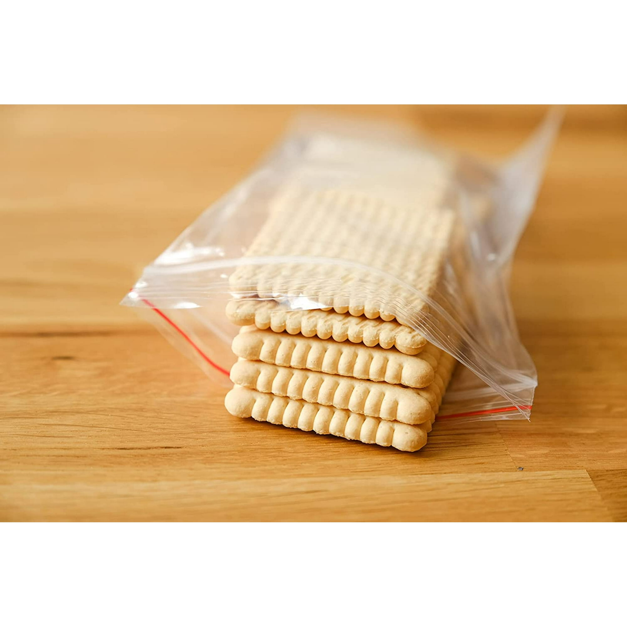 Lot De 100 Petits Sacs En Plastique Refermables Avec Fermeture à Glissière - 13 X 9 Cm - Sachets Transparents Refermables En Polyéthylène Pour Cuisine, Arts, Artisanat, Bureau, Rangement De Bijoux