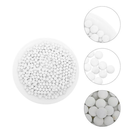 Mobutofu 2Pcs Large Succulent Pots White Ceramsite for Locking and Air