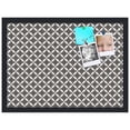 thumbnail image 2 of PinPix 22x16 Custom Cork Bulletin Board  Poster Board Has a Fabric Style Canvas Finish, Framed in Retro Patterns, by ArtToFrames (PinPix-236), 2 of 5