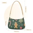 thumbnail image 3 of FORMRS Womens Shoulder Bag with Chain Strap Clutch Purse Cute Tote Handbag, Christmas Gingerbread, 3 of 7