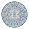 thumbnail image 3 of Unique Loom Whitney Collection Area Rug - Milano (3' 3" Round French Blue/Ivory), 3 of 7