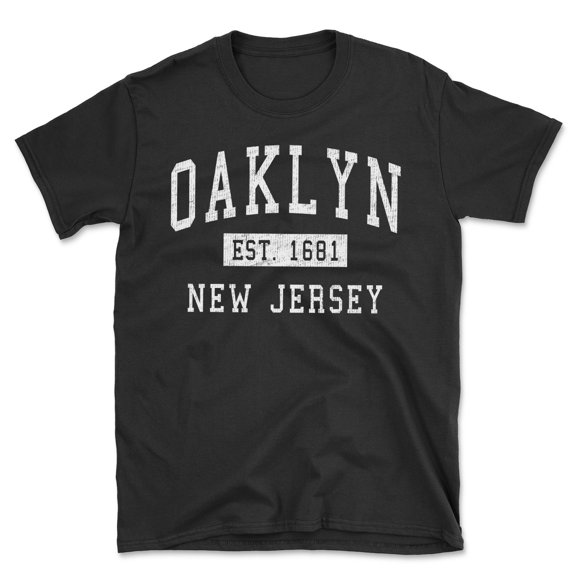 Oaklyn New Jersey Classic Established Men's Cotton T-Shirt