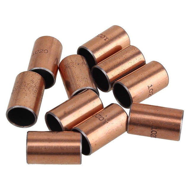 Cojinete autolubricante Yuxing 10x Bronce con casquillo de carbono