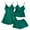 Green, variant on snilers Silk Pajamas for Women Set 3 Piece Pjs Sets Sleeveless V Neck Lace Cami Tank Tops Nightdresses Shorts Nightgown Set Summer Sleepwear Loungewear