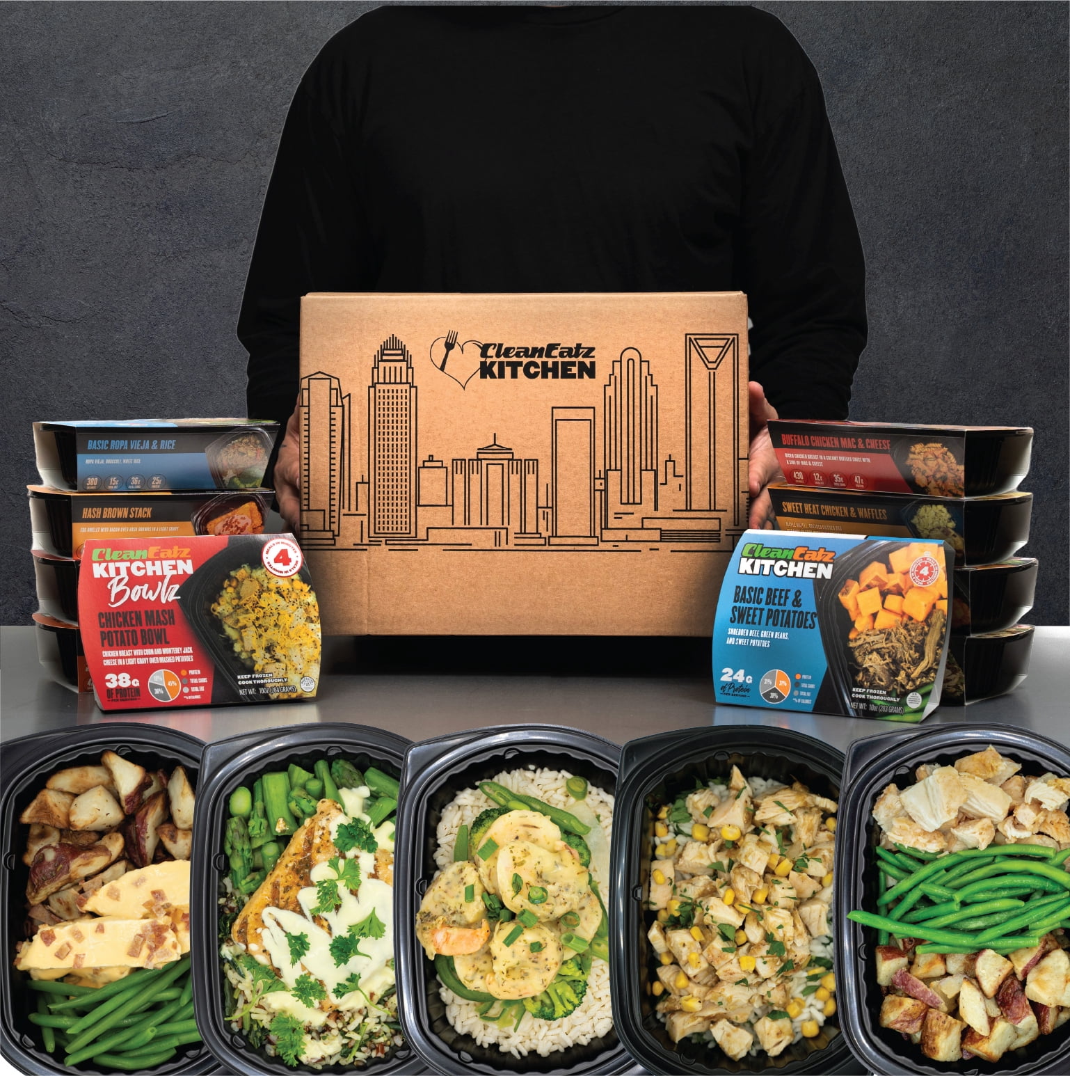 Nutrisystem Meat Lover's Variety Pack, Frozen Meals with up to 22g