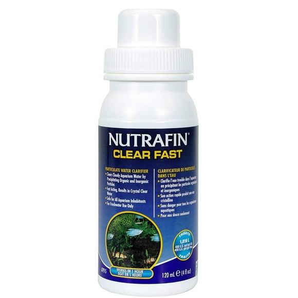 Nutrafin Aquarium Clear Fast Particulate Water Clarifier, 120 mL