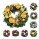 thumbnail image 4 of Christmas Candle Rings Centerpiece Decoration Candle Candle Holder Advent Wreath for Wedding Party New Year Xmas Ornaments, 4 of 5