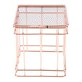 thumbnail image 6 of simhoa 6X Rose Gold Metal Wire Mesh Pen Pencil Brush Holder Desk Organizer, 6 of 10