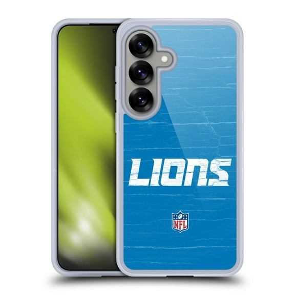Head Case Designs NFL Detroit Lions Logo Distressed Look Soft Gel Case for Samsung Galaxy S25
