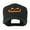 Black, variant on Halloween Jack O Lantern Face Embroidered Cap - White OSFM