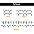 thumbnail image 2 of Labymos 40 PCS Self Tapping Screw Hooks Ceiling Cup Hook with Safety Buckle Plant Hanger, 2 of 8