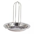 thumbnail image 1 of LOVIVER 2X Chicken Roaster Rack, Stainless Steel Beer Can Holder Vertical Roasting, 1 of 8