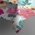 thumbnail image 3 of Pioneer Flower Floral Print Pattern Rectangle Tablecloth 60"x84",Waterproof Polyester Rectangle Table Cloth, Wipeable Spillproof Polyester Tablecloth for Dining, Camping, Indoor and Outdoor, 3 of 5