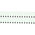 thumbnail image 1 of 30 Pcs Tent Bungee Cord Tent for Camping Tarp Straps Oilcloth Tarp Elastic String Canopy Tarp Spring Link Buckle Black Elastic Belt Elastic Rope Tarp Tie Down Cord Bungee Balls, 1 of 5