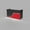 4ft Red and Black, variant on Miami Reception Desk, Office desk, Sales Desk, Sales Counter, Reception Counter
