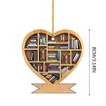 thumbnail image 2 of WREESH Love Pendant Decoration Bookcase Hanging Tag Christmas Tree Pendant Bookcase Hanging Tag Features: Clearance, 2 of 2