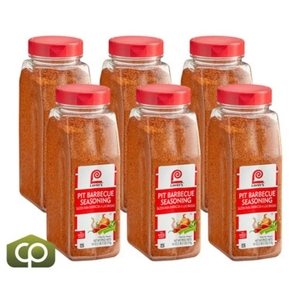 Lawry's Pit BBQ Seasoning, 18 oz. - 6/Case - Authentic Flavor for BBQ Creations