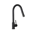 thumbnail image 1 of Llave mezcladora monomando grifo cocina Tecnolam tec143negro INOX negro mate Tecnolam TEC143NEGRO, 1 of 5