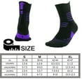 thumbnail image 3 of thinsony Hommes Femmes Chaussettes de Compression Courtes Nylon Course à Pied Extérieur Pression Cyclisme Sport Bonneterie, 3 of 8