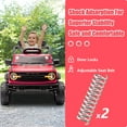thumbnail image 5 of 12V Powered Ride on Car Toy, Ford Bronco Raptor Kids Electric Vehicle Car with Parent Remote, Battery Powered Ride on Truck for Boys Girls w/ Rear Wheel Suspension, Bluetooth, Red, 5 of 7