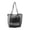 Black, variant on XMMSWDLA Extra Large Beach Bag, Mesh Tote with Zipper and Pockets Ideal for Your Family Beach Trip Single Shoulder Carrying Bag For Girls, Hand Washing, Swimming Clothes, Mesh Beach Bag