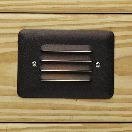 - Kichler Acrylic Lens Step Light with Louver Face