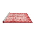 thumbnail image 2 of Ahgly Company Machine Washable Indoor Round Oriental Red Traditional Area Rugs, 6' Round, 2 of 4