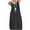 Black, variant on Navy A-Line Dress for Women Sleeveless Casual Dresses for Women Solid Tassels V-Neck Plus Size Dresses 2XL
