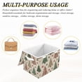 thumbnail image 7 of Christmas Trees with Plaid Red Green Snowflake Foldable Storage Bins with Lids Handles Collapsible Storage Containers Tote Boxes 16.5 x 12.6 x 11.8 inches, 7 of 7