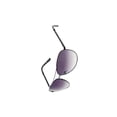 thumbnail image 5 of grinderPUNCH Oversized Unisex Aviator Adult Sunglasses 148mm Dark Lenses, 5 of 5