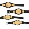 TNA Set of 4 Different Championship Belts Action Figure Accessories, X-Division, World Heavyweight