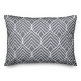 thumbnail image 2 of Creative Products Geo Leaf Blue 14 x 20 Indoor / Outdoor Pillow, 2 of 3