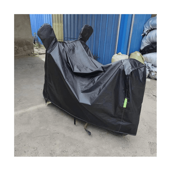 Electric Vehicle Cover Outdoor Dustproof and Rainproof Cover Universal Bicycle Box Electric Vehicle Equipment Thicken,1 x car cover,Black