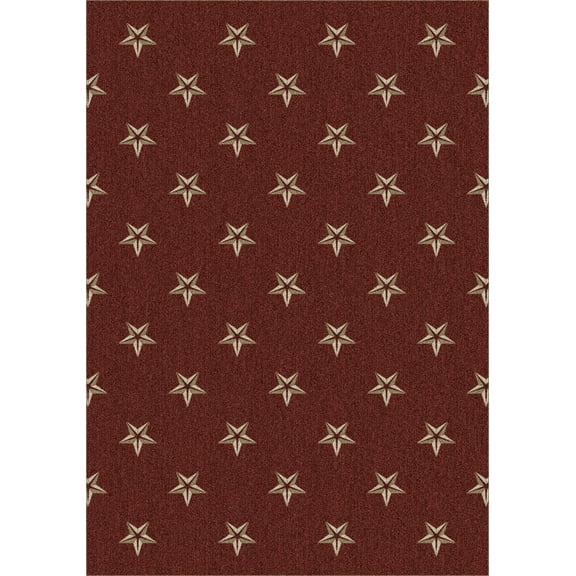 Milliken Imagine Area Rug NORTHERN STAR AMERICANA RED Northern Star Americana 10 9 x 13 2 Rectangle