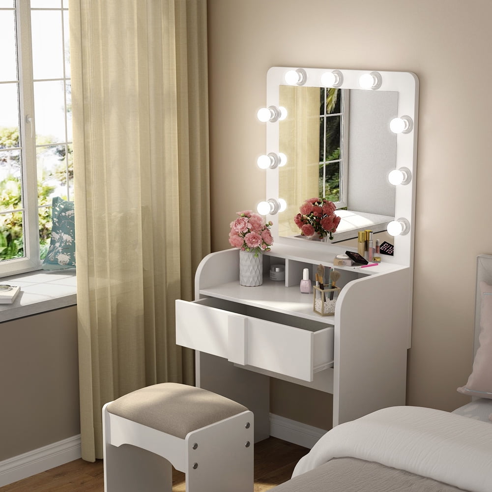 Led Vanity Makeup Table Set Makeup Dressing Table Vanity Set